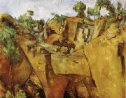 Paul Cezanne Quarry at Bibemus Spain oil painting artist